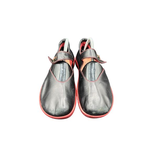 ❤️ Naot Women 10 Black Red Leather Mary Jane Shoes – Comfort Platform Clogs - Picture 2 of 9